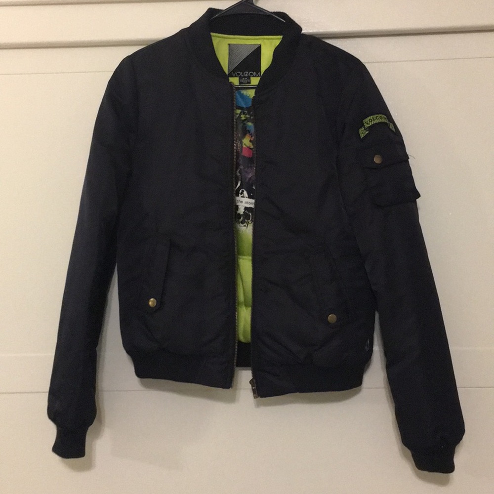 Volcom Stone bomber jacket Women’s size Small